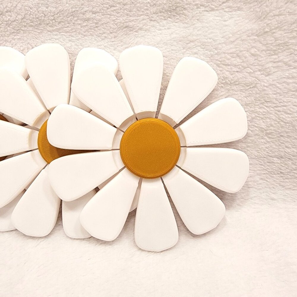 Colorful Flower coaster set of 4 w/holder - Picture 1 of 3